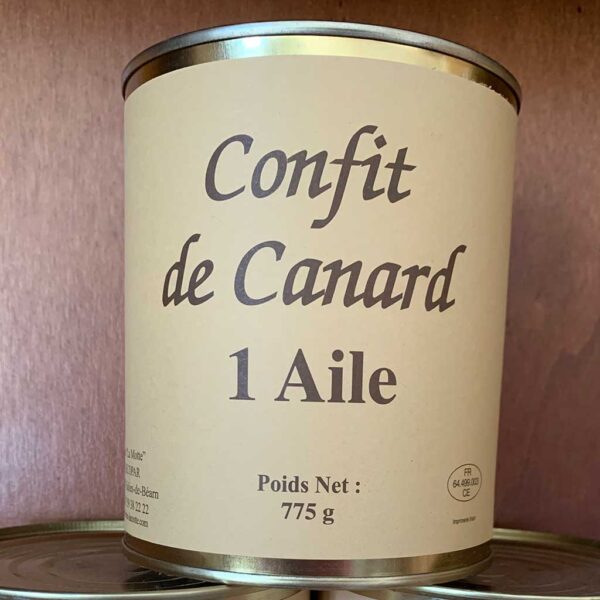 1 aile (magret + manchon) boîte 775 gr