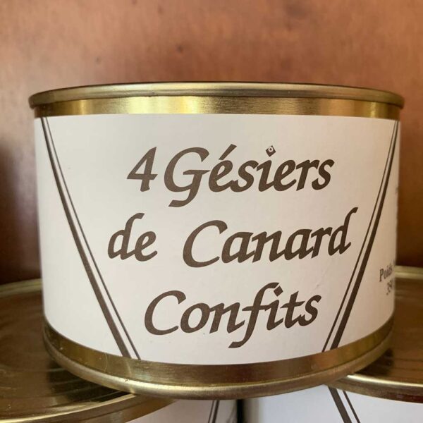 4 gésiers boîte 350 gr