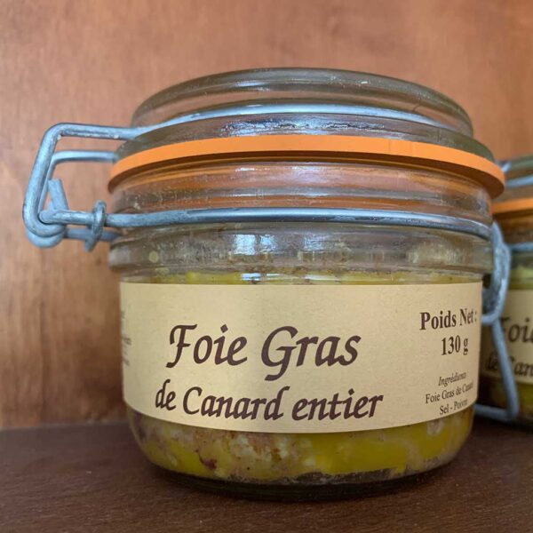 Foie Gras Entier bocal 130 gr
